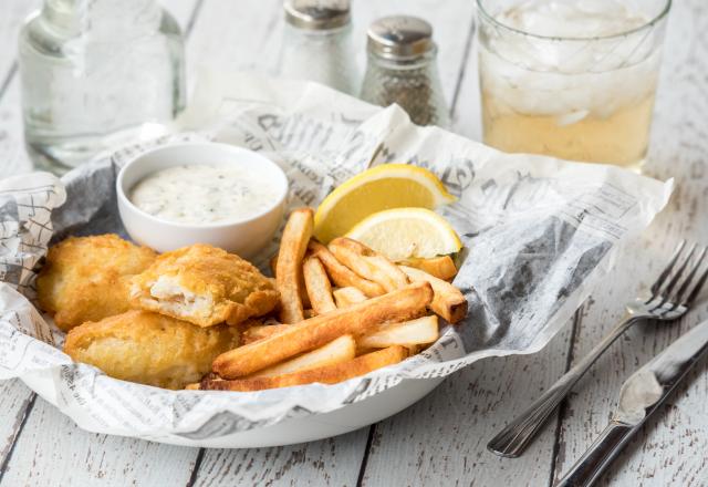 Fish and chips à l'heure anglaise