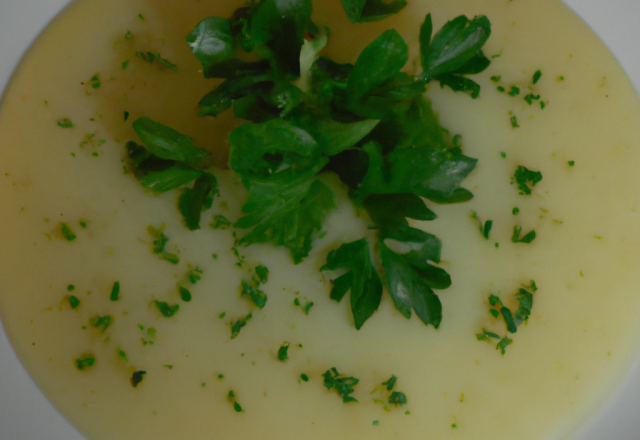 Veloute de poire au cresson