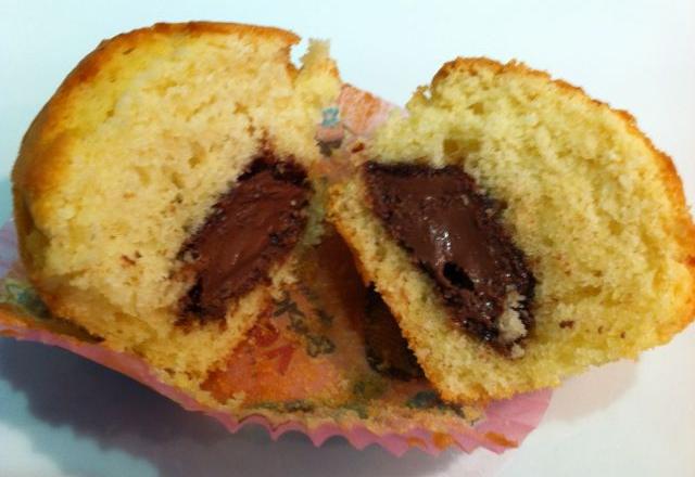 Muffins coco cœur Nutella