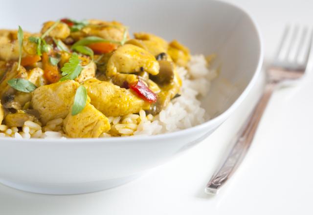 Curry de poulet façon Thaï