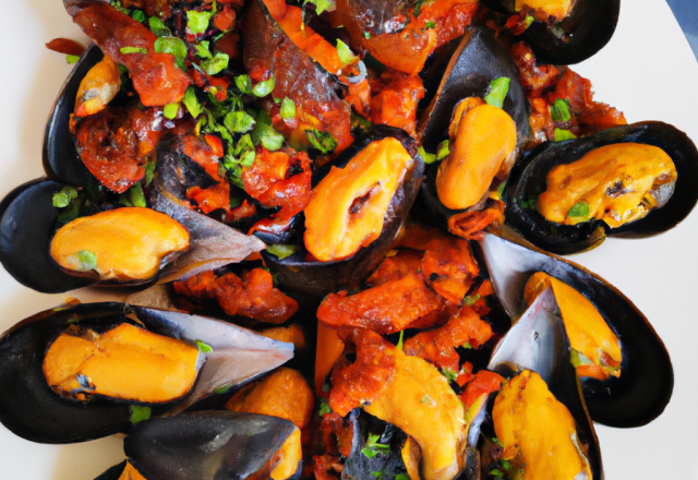 Moules au chorizo