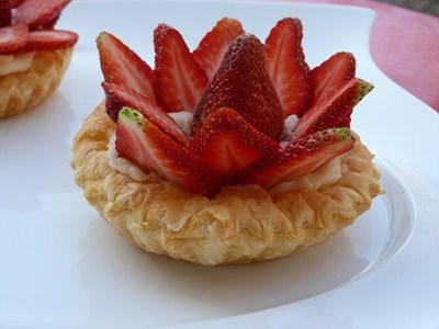 Tartelette aux fraises