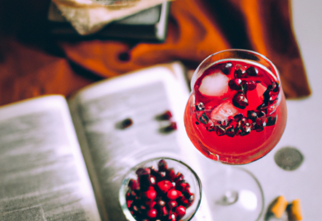 Cocktail Spritz aux cranberries