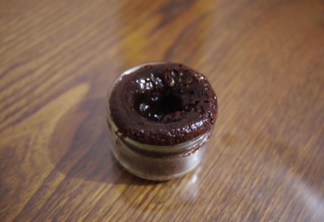 Fondant au chocolat corsé et noix