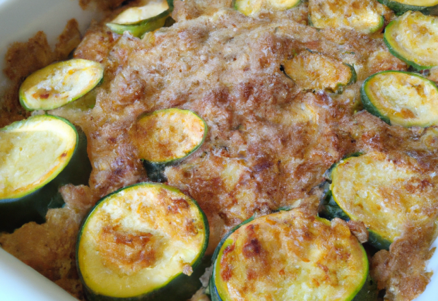 Crumble de courgettes de Kelly