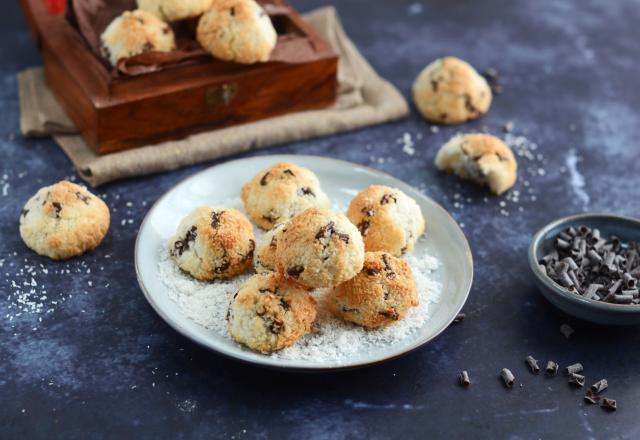 Rochers coco aux pépites de chocolat