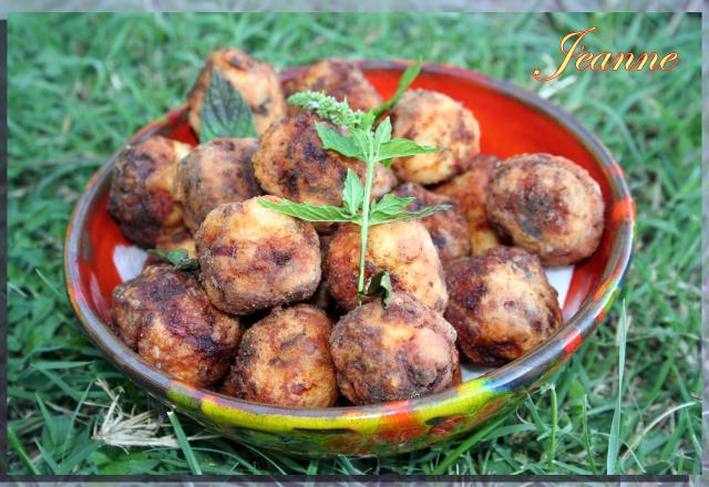 Boulettes de poulet au cumin