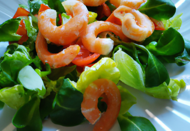 Salade de crevettes