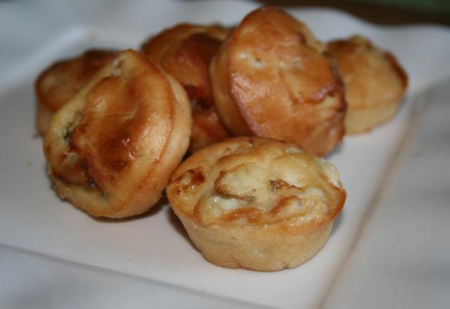 Muffins à la poire et au bleu