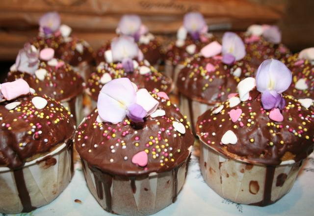 Cupcake chocolat amande