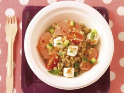 Taboulé de quinoa au pamplemousse de Floride et feta