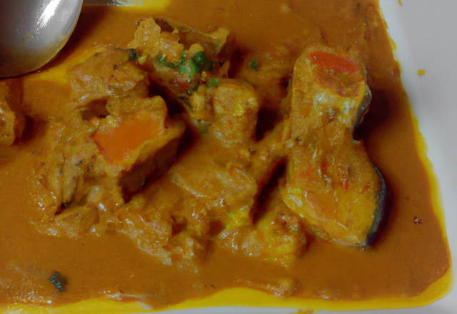 Curry de poisson