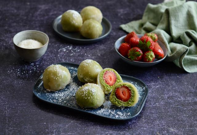 Ichigo daifuku, mochi à la fraise