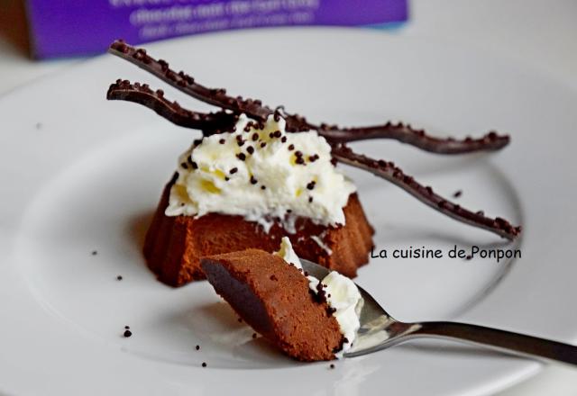 Fondant au chocolat sans cuisson facile