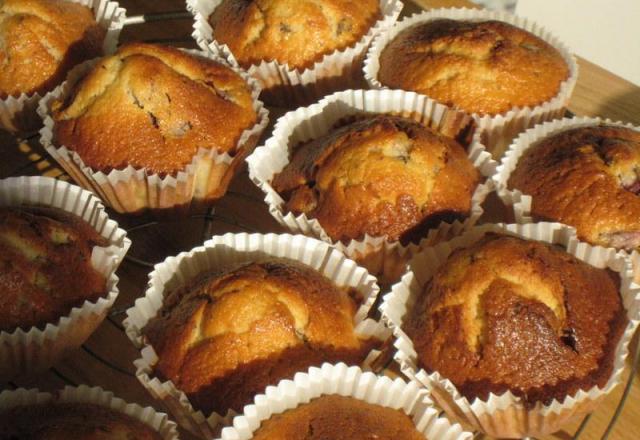 Muffins aux pépites de chocolat sans gluten