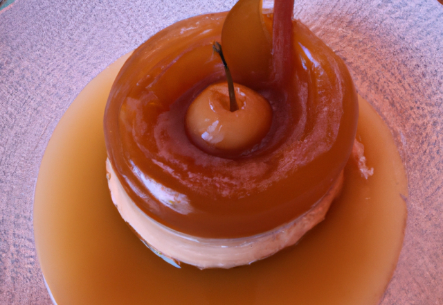 Mousse aux pommes façon tatin