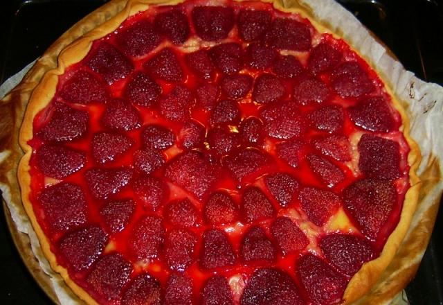 Tarte aux fraises économique