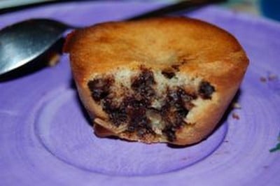 Muffin aux pépites de chocolat et salidou