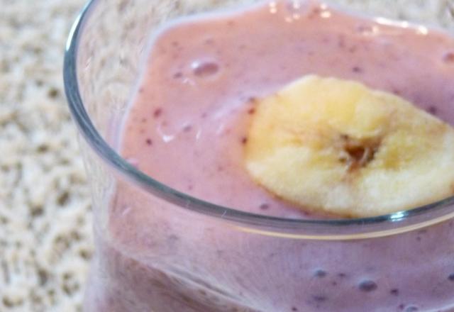 Smoothie fruits rouges/banane