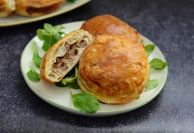 Tourte à la dinde et aux châtaignes