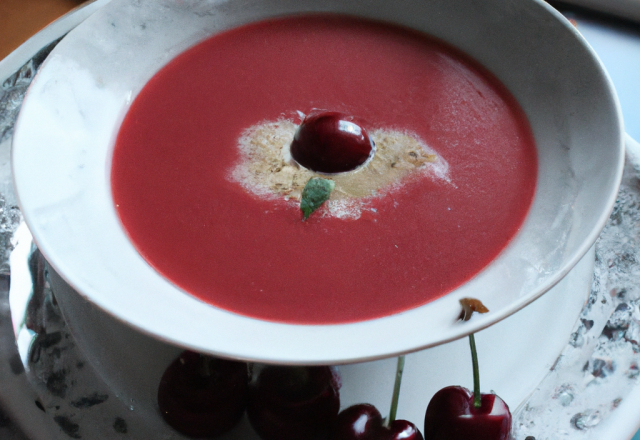 Soupe aux cerises