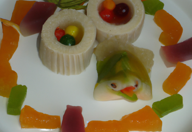 Poisson en pate de fruits