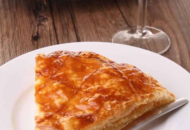 Galette des rois à la pomme rôtie