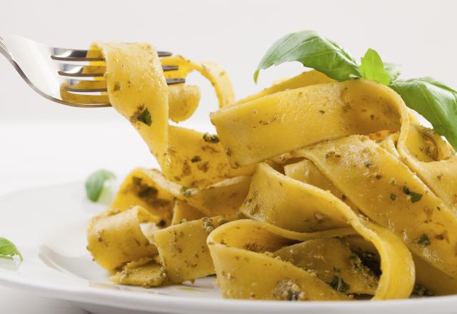 Tagliatelles au pesto