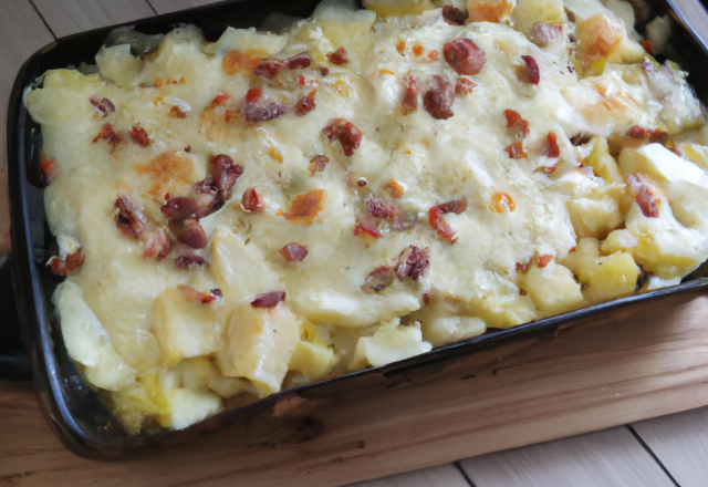 Tartiflette traditionnelle savoyarde