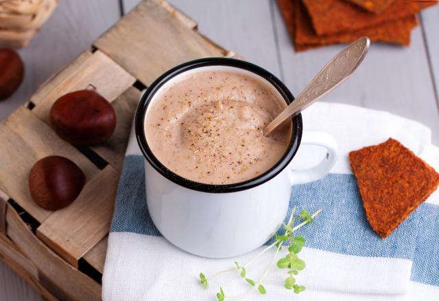 Velouté de châtaignes sans crème