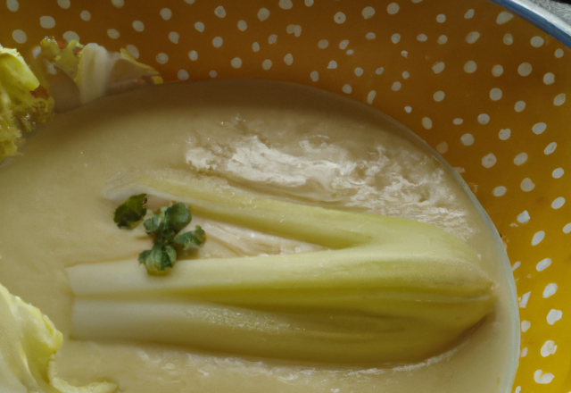 Velouté  d'endives au maroilles