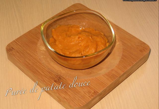 Purée de patate douce onctueuse et sucrée