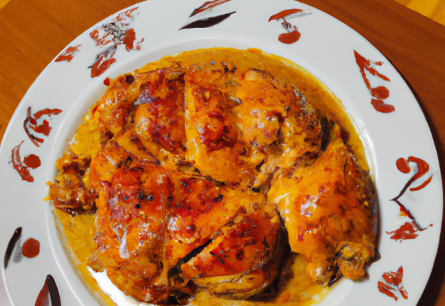 Recette de poulet rôti au miel