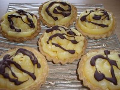 Tartelettes au Lemon Curd et chocolat