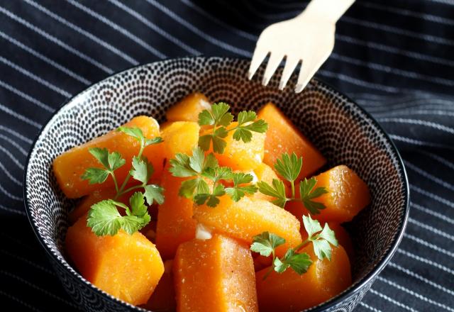 Carottes à la marocaine au four combiné vapeur