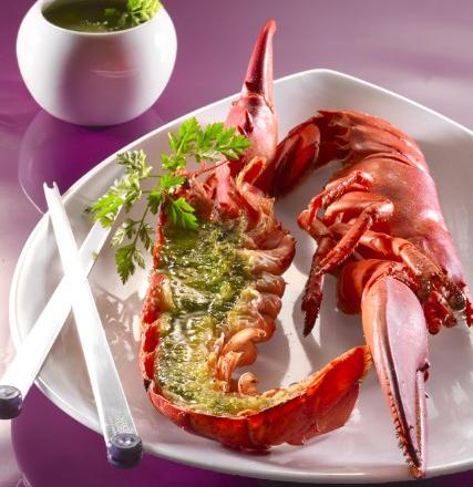 Homard au beurre persillé