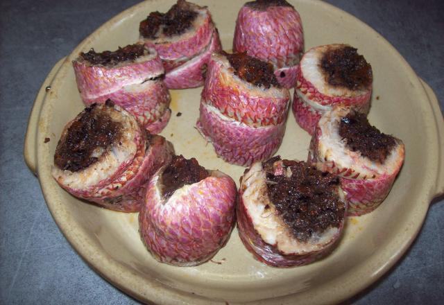 Filets de rougets à la tapenade maison