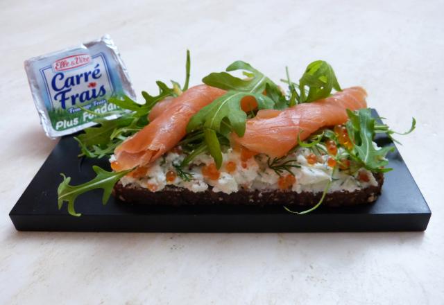 Tartine norvégienne au Carré Frais