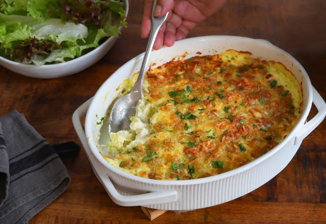 Gratin de ravioles du Dauphiné au comté