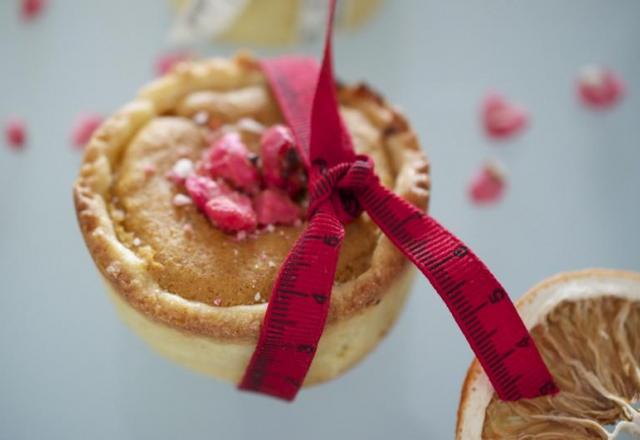 Tartelette Butternut, Pain d'épices et Pralines Roses