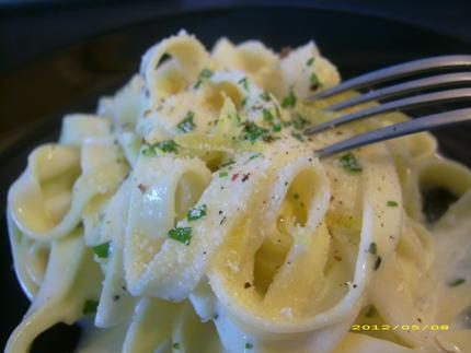 Tagliatelles à la crème de citron et parmesan