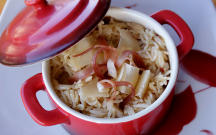 Risotto au jambon de Bayonne et parmesan