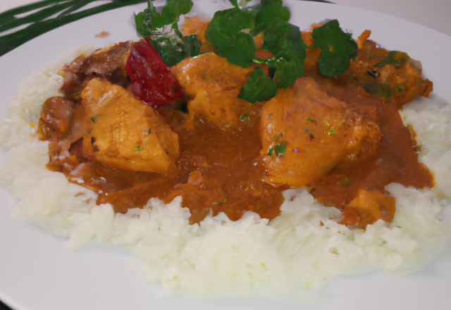 Curry rouge au poulet