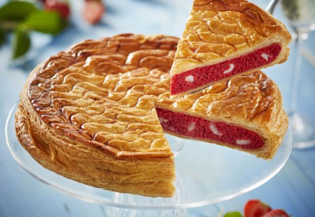 Galette fraise litchi