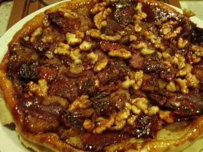 Douceur d'aubergine en tatin salée