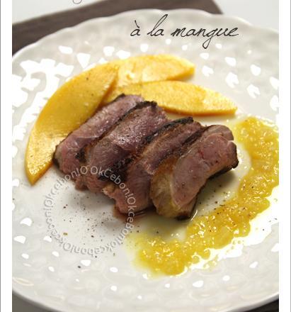 Magrets de canard à la mangue