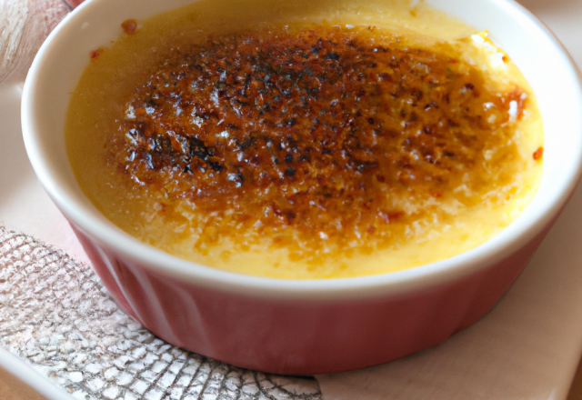 Crème brûlée au gingembre