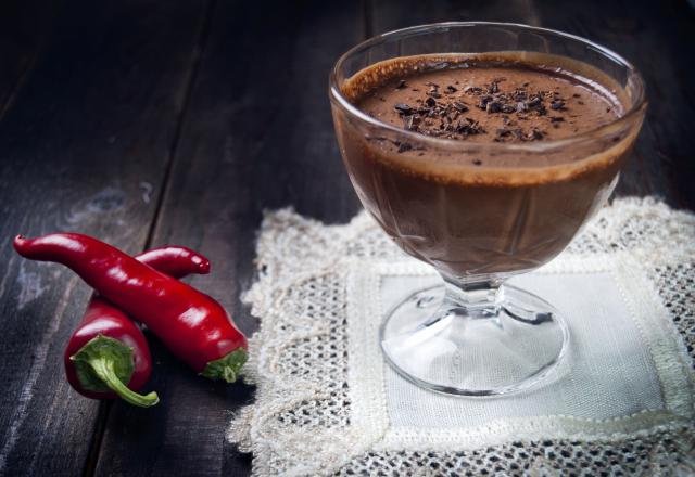 Mousse au chocolat au piment d'Espelette