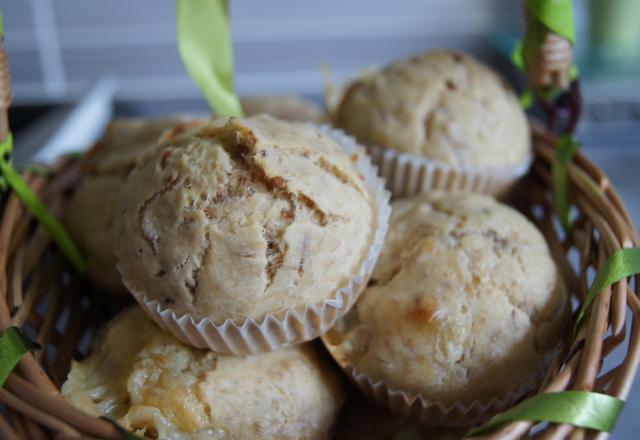 Mini cake de thon, comté et cumin version muffins