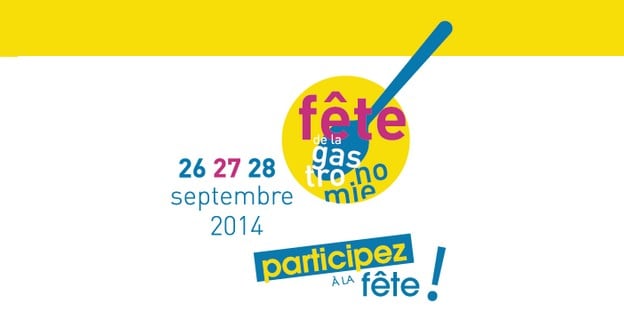 Les 26, 27 et 28 septembre prochains, participez à la Fête de la Gastronomie !